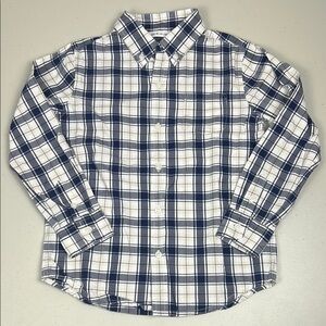 Janie and Jack Plaid‎ Button-Up Shirt EUC